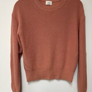 Wilfred Terracotta Crew Neck Sweater
